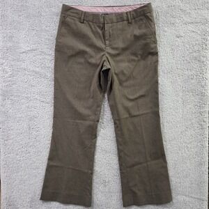 Gap Hip Slung Fit Brown Taupe Pinstripe Dress Pants Women's Size 10 Business